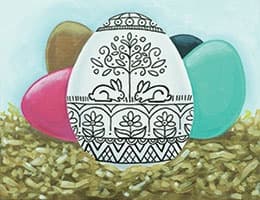 Pysanka Easter Egg Workshop in Woodbury — Ukrainian Wax-Resist Classes