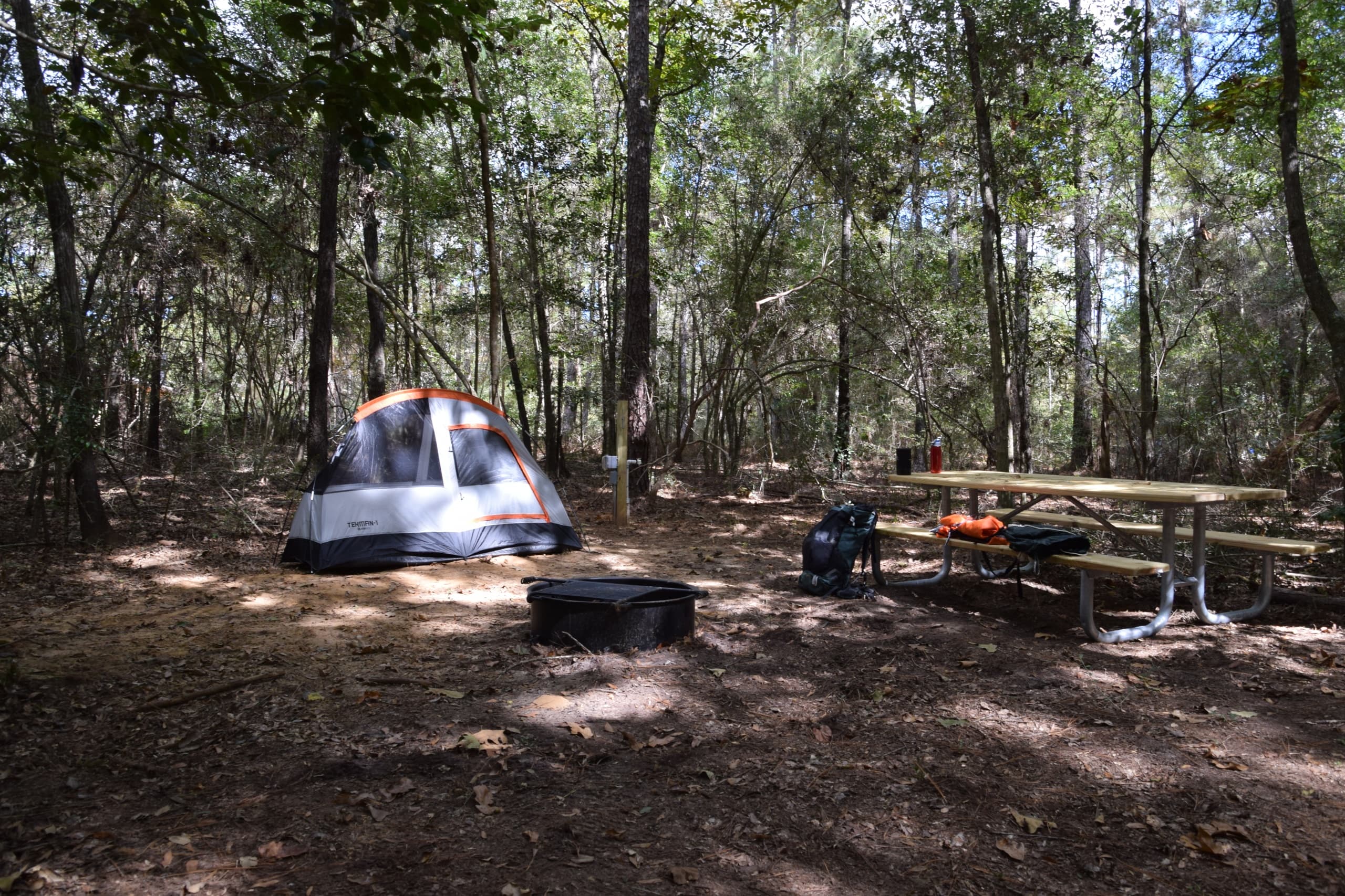 Tent Camping at Bartram Campground – Historic Blakeley State Park