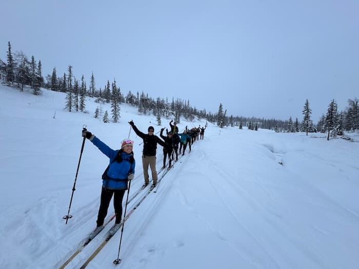 Social Ski at Archangel: Beginner-Friendly Cross-Country Skiing in Hatcher Pass, Alaska photo 2