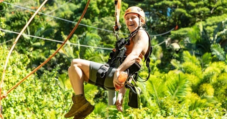 Thrill and Serenity: Maui’s Hana Combo 8‑Line Zip Course & Half‑Way to Hana Tour