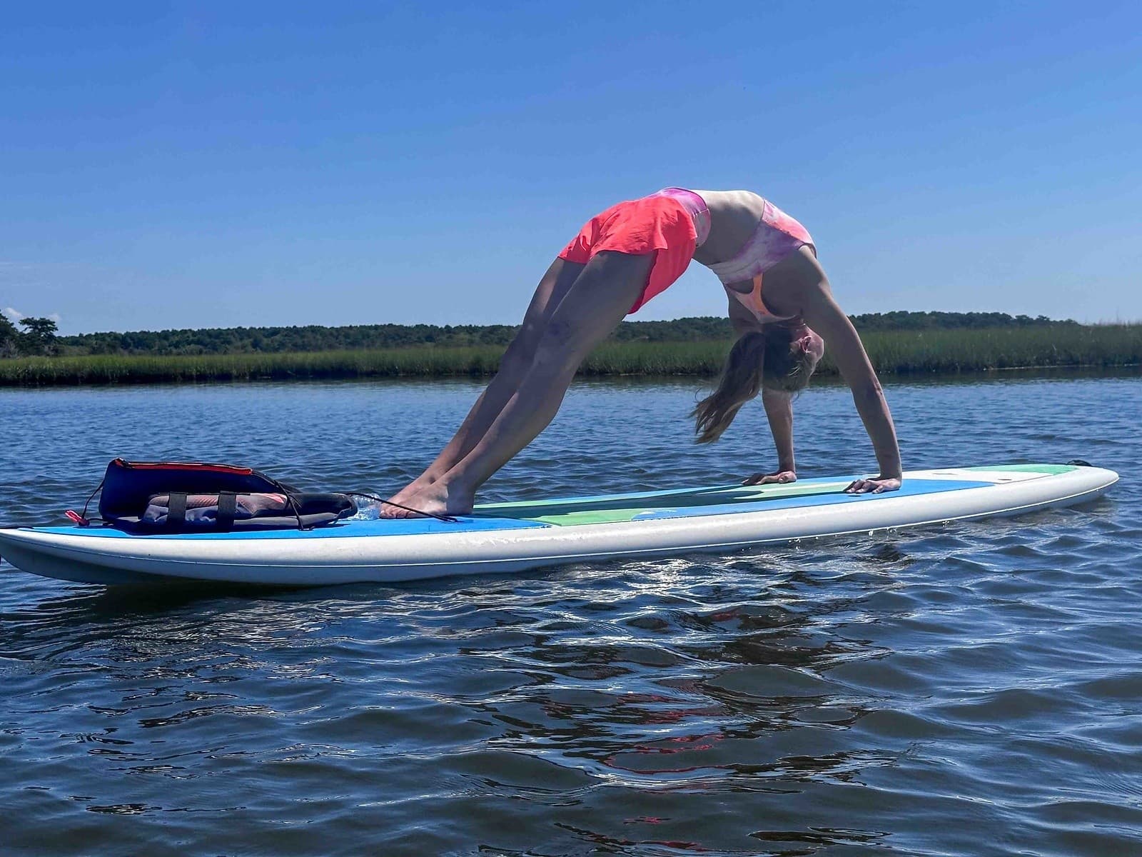 SUP Yoga on Mashpee Salt Marshes: 90-Minute Stand-Up Paddle Flow photo 2