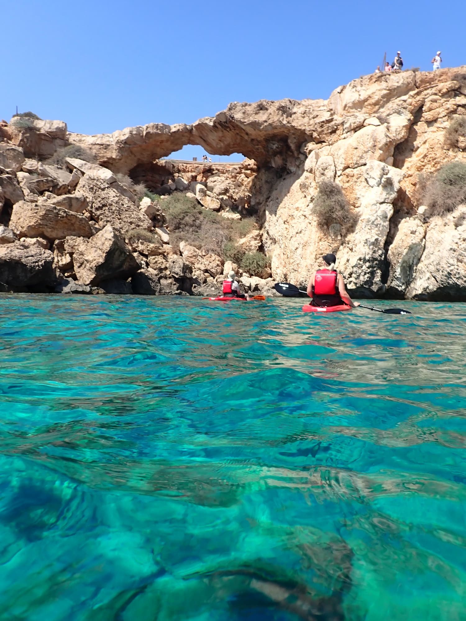 Sea Kayaking Adventure with Cyprus Walks at East Cape Greko