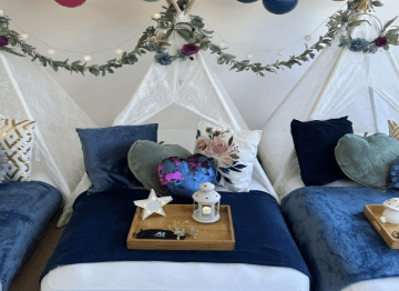 Secret Garden Sleepover Teepees in Scottsdale: Colorful Indoor Camps for Kids