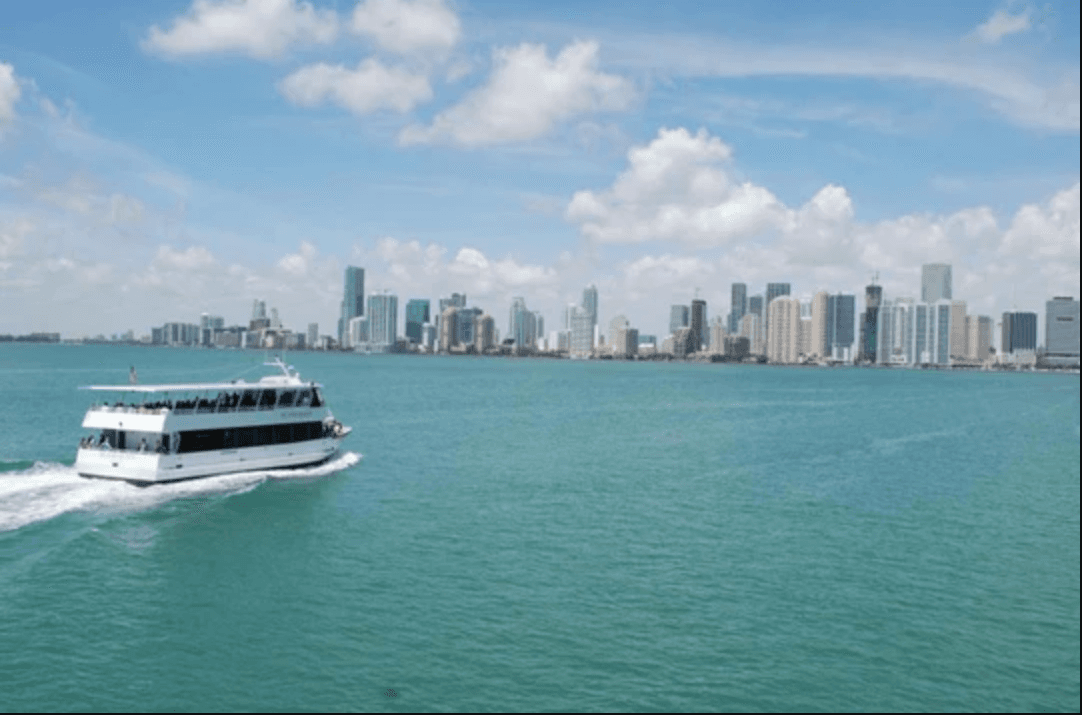 Explore Miami by Water and Wheel: Miami Boat Tour with Free South Beach Bicycle Rental