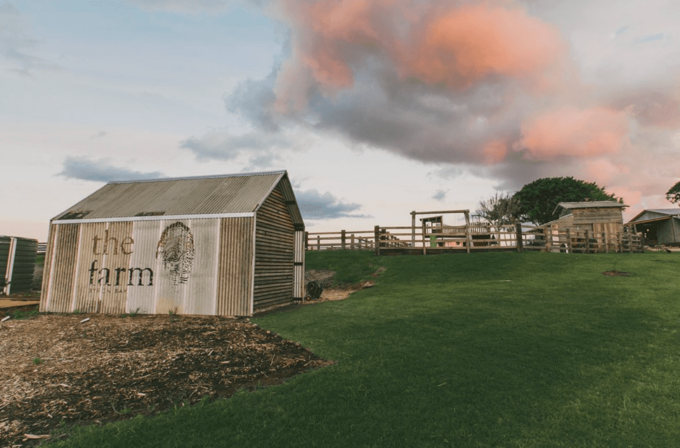 Outdoor Event Venue at The Garlic Shed in Byron Bay