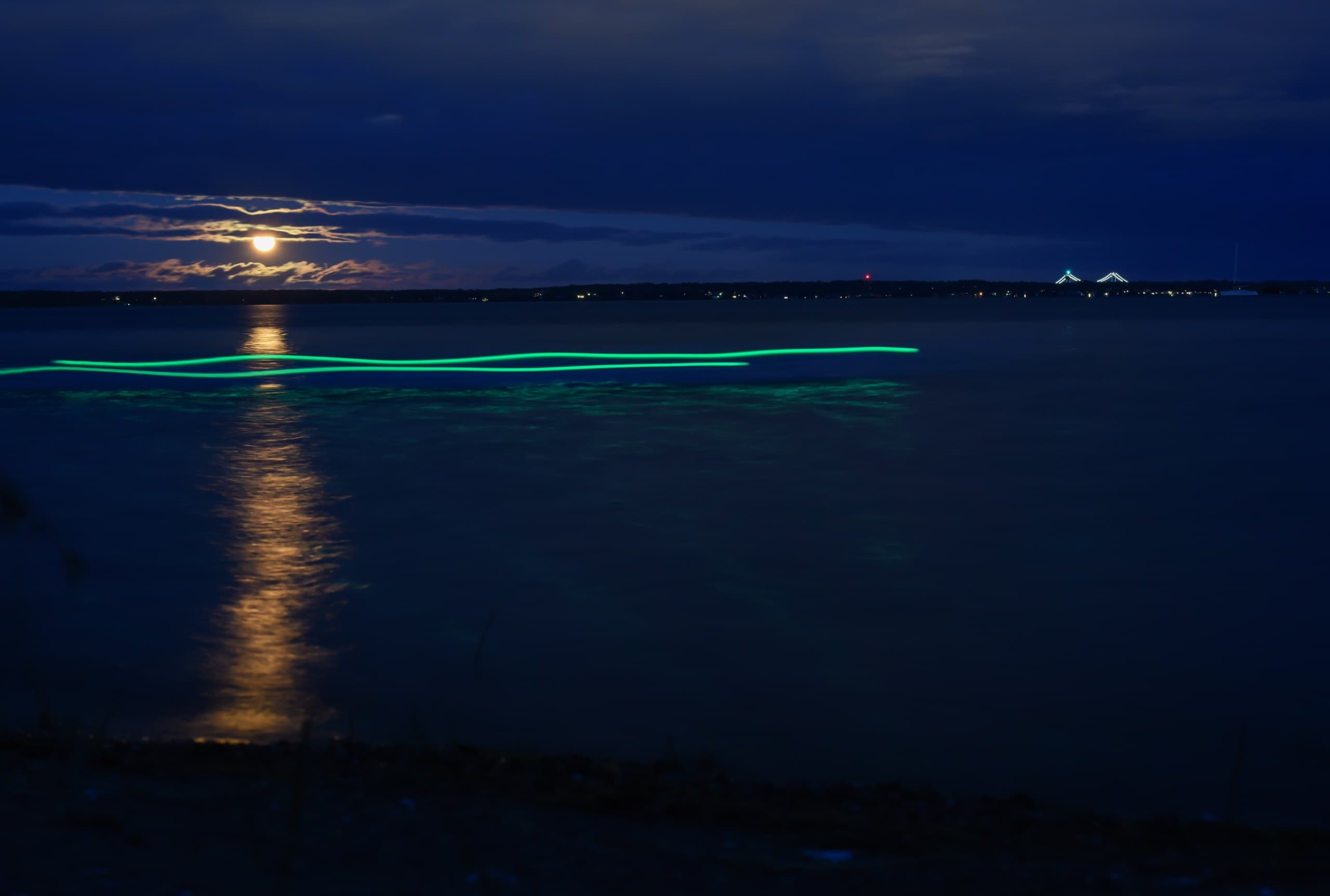 Night Kayaking in Wickford Harbor by Kayak Centre of Rhode Island