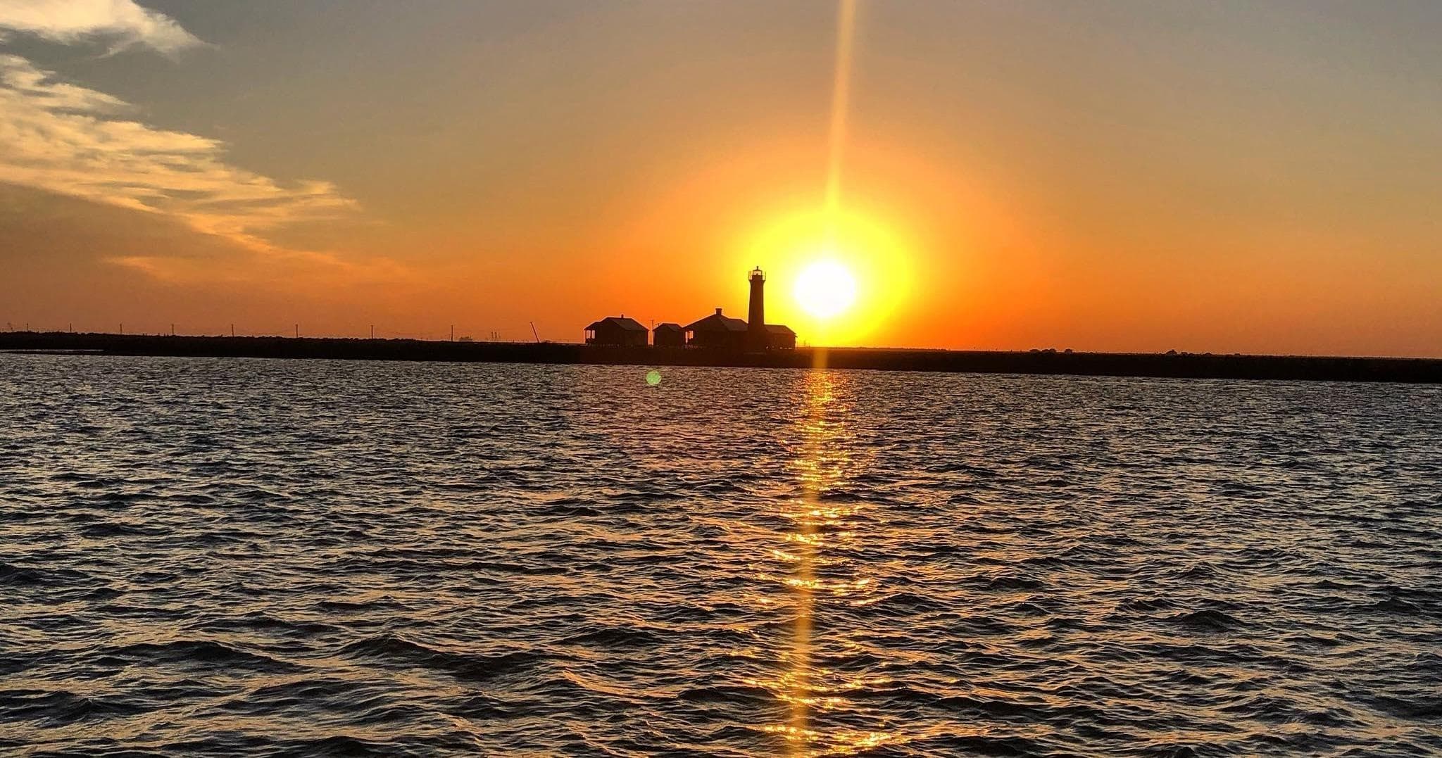 Sunset Dolphin Tours with The Scarlet Lady in Port Aransas