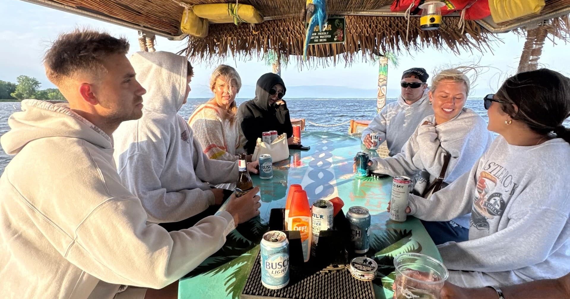 Water-activities at Castle Rock Tiki’s: Sunset Cruise Adventure