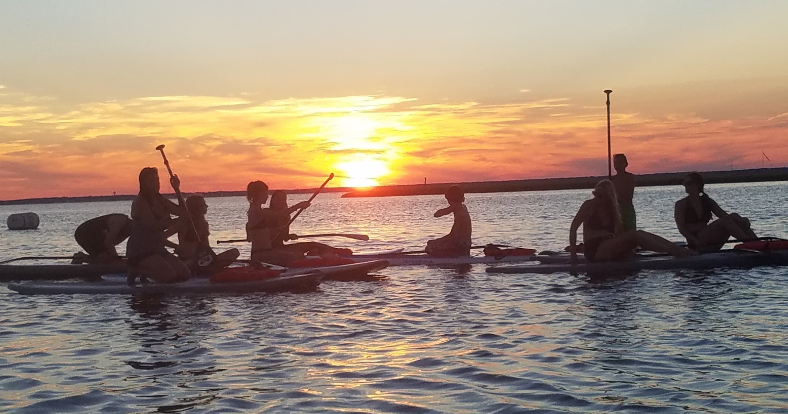 Sunset Paddle Board Experience in Long Beach, NJ