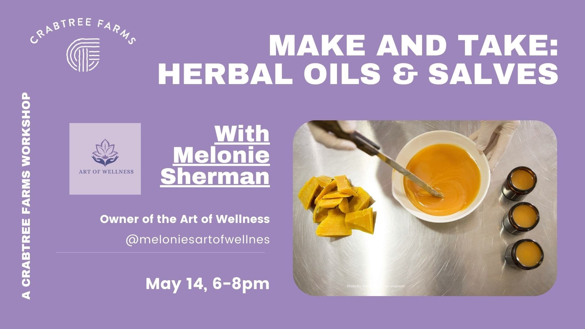 Make and Take: Healing Oils & Salves at Crabtree Farms, Chattanooga