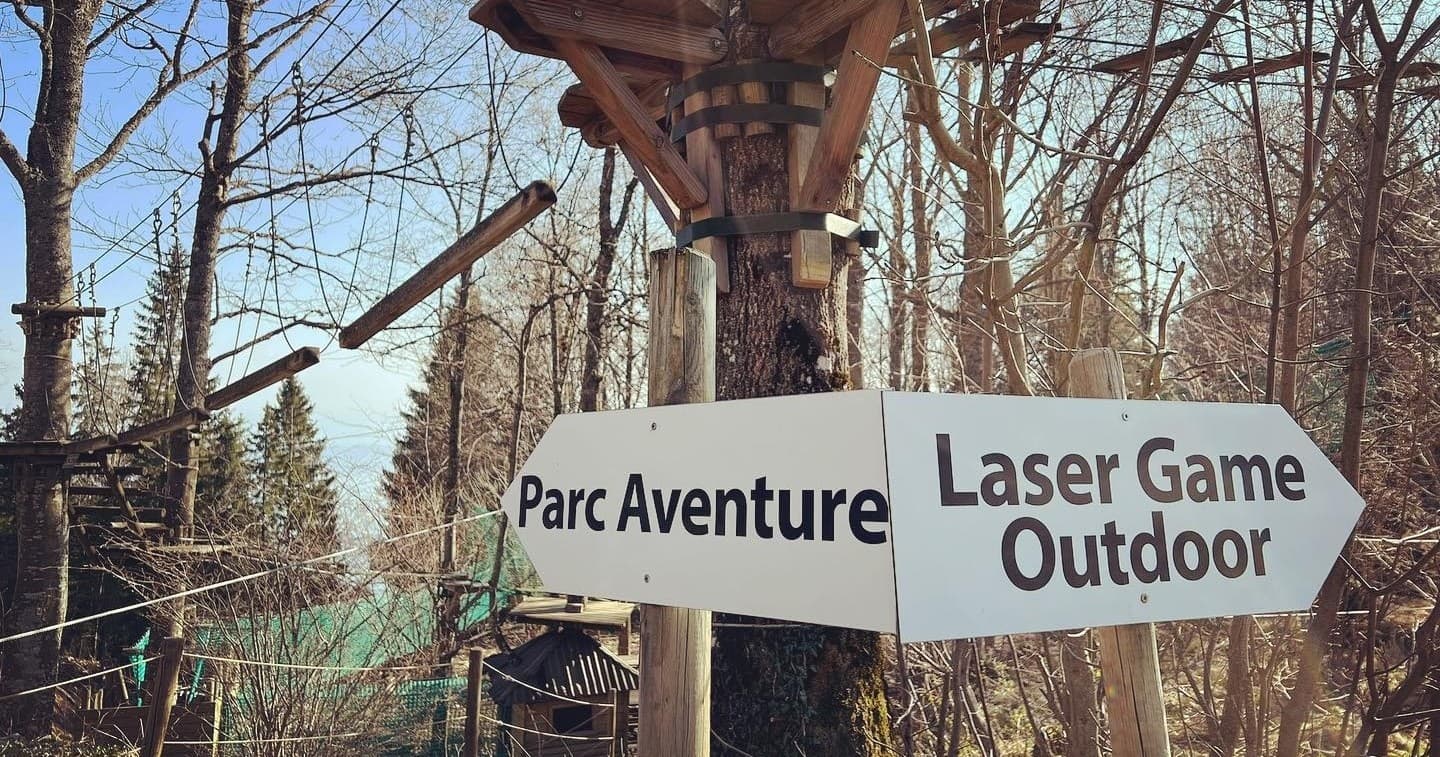 Outdoor Adventure at Parc Aventure Chaumont: Treetops & Escape Room