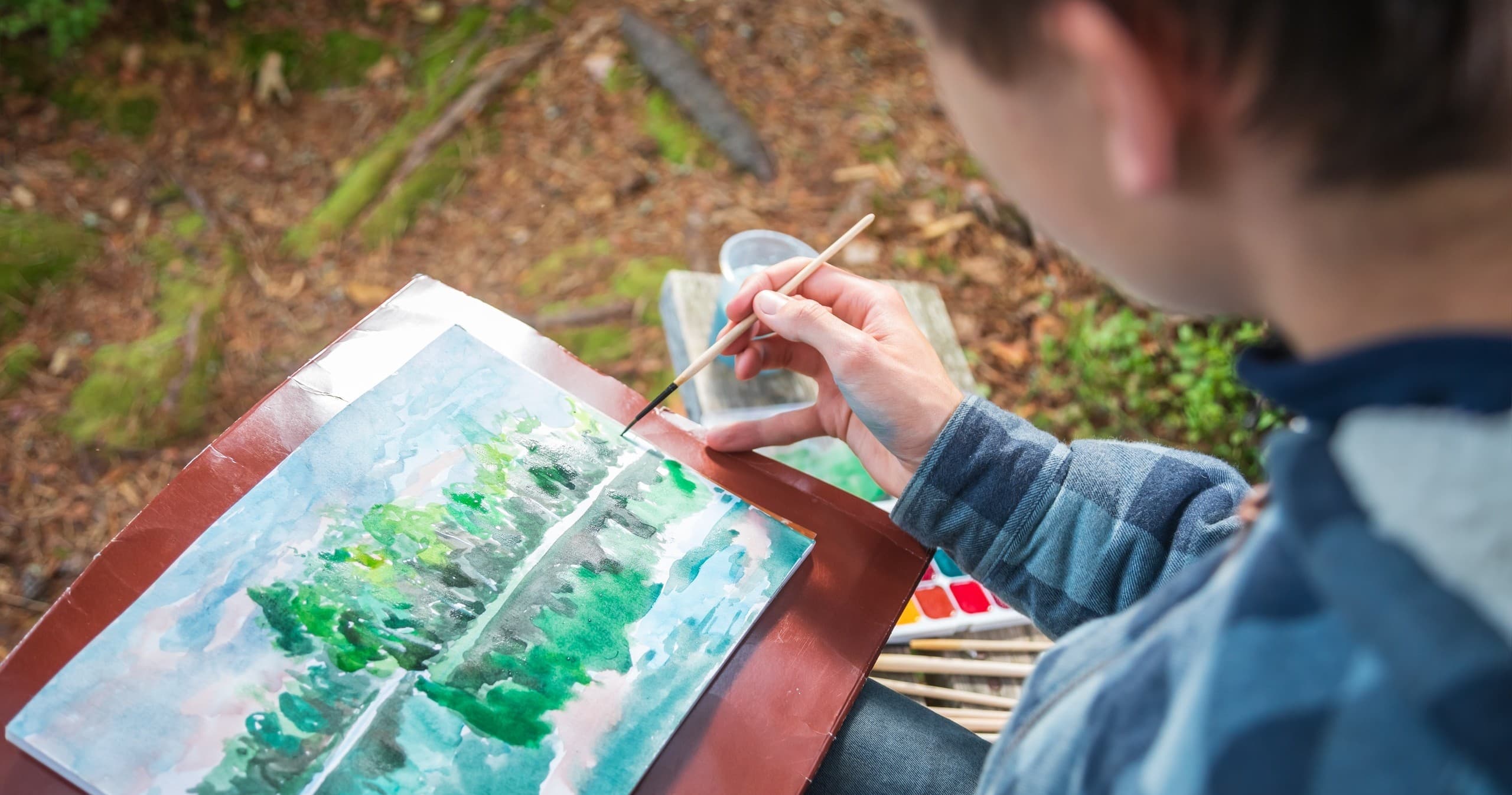 Intermediate Watercolor Course in Ames, Iowa — Four Evenings of Garden Painting