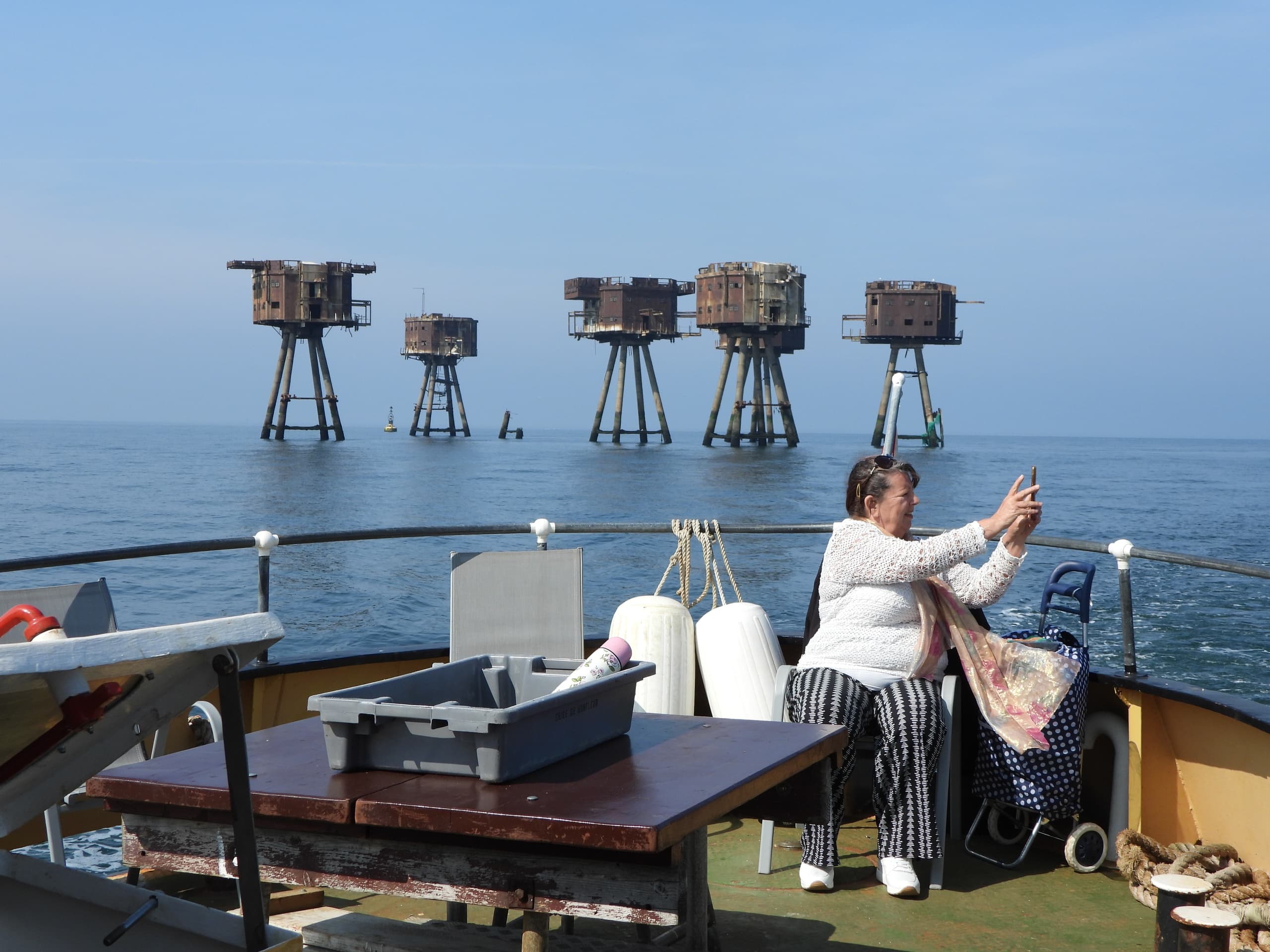Forts Tour from Queenborough: Maunsell Forts & SS Richard Montgomery Wreck in the Thames Estuary photo 2