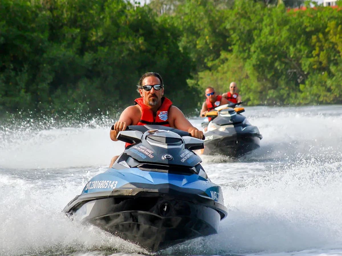 Mangrove Jet Ski Tour with Marina Jungle in Cancún