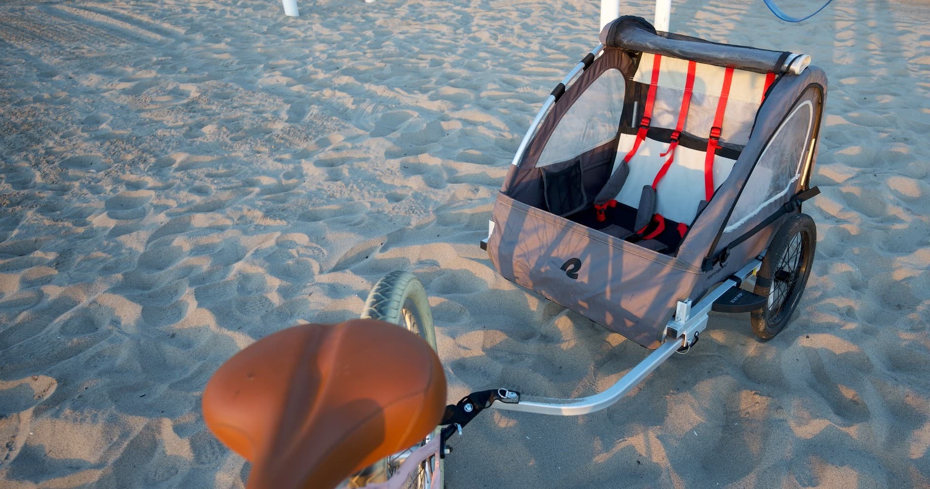 Double Kids Trailer | Bike Tour in Manhattan Beach, California photo 1