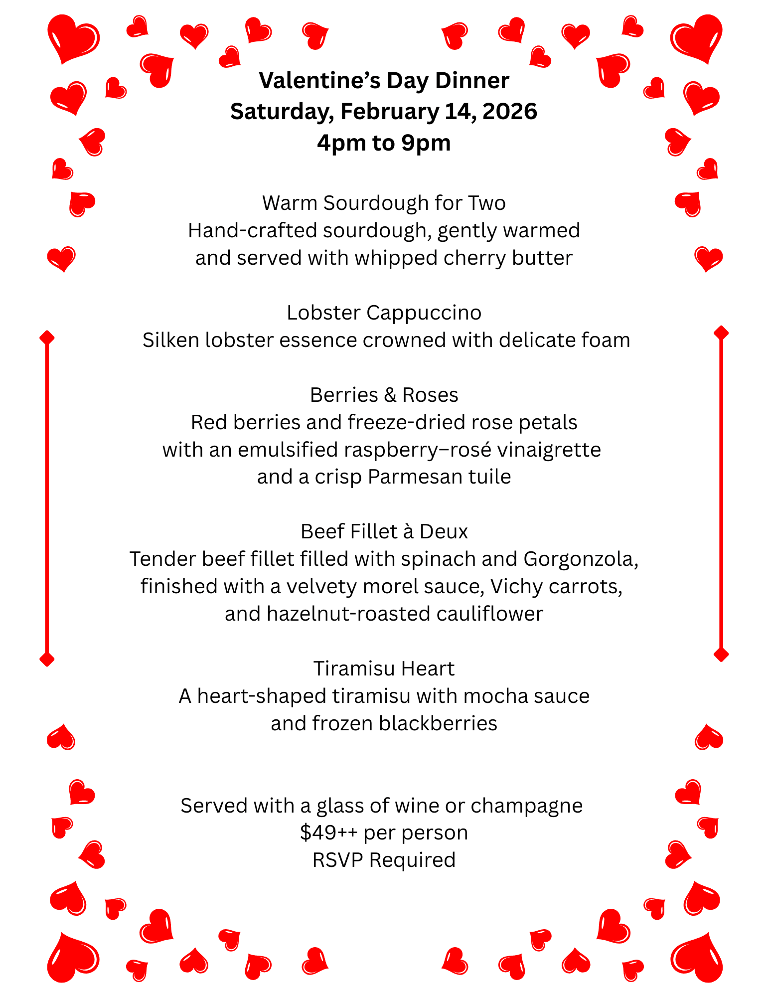 Gourmet Valentine's Day Dinner in Red Feather Lakes: A High-Country Feast