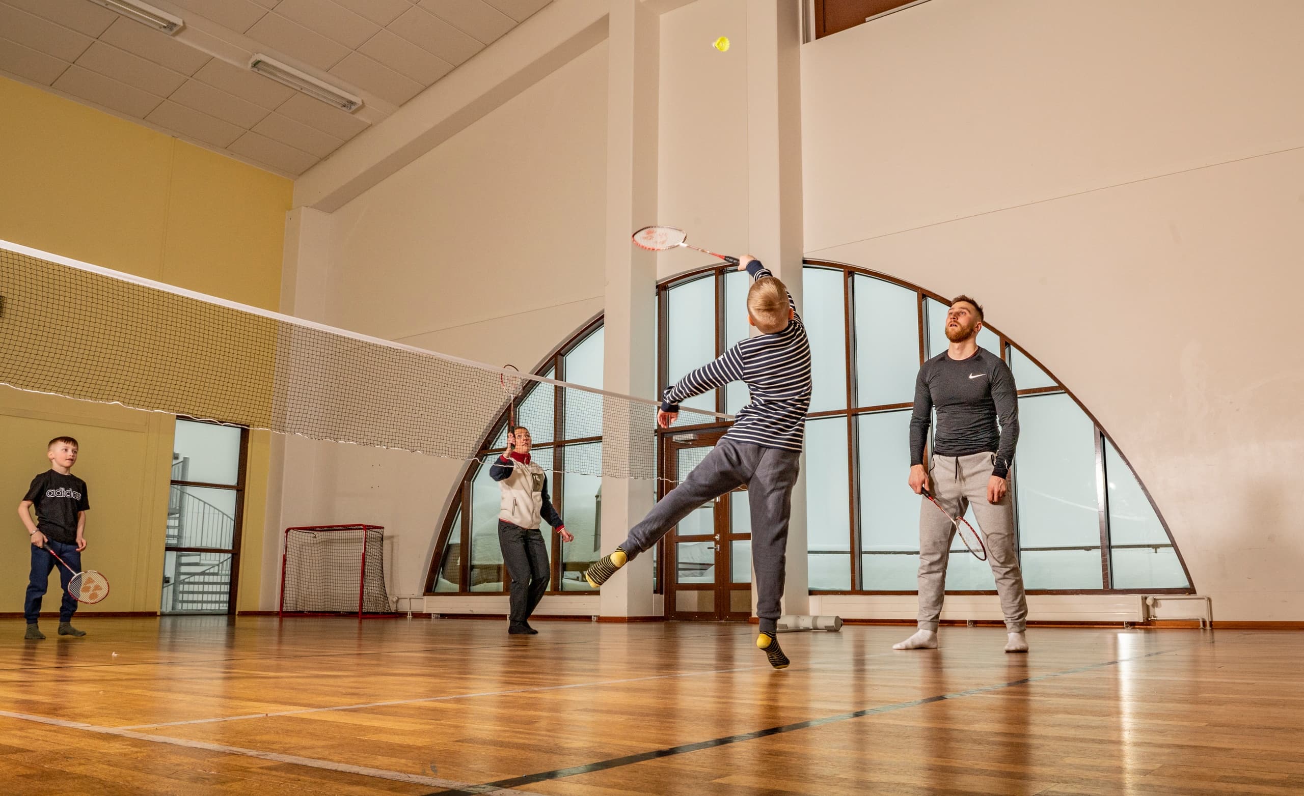 Ukkohalla Sport Arena Rental: Indoor Badminton, Volleyball & Basketball in Hyrynsalmi