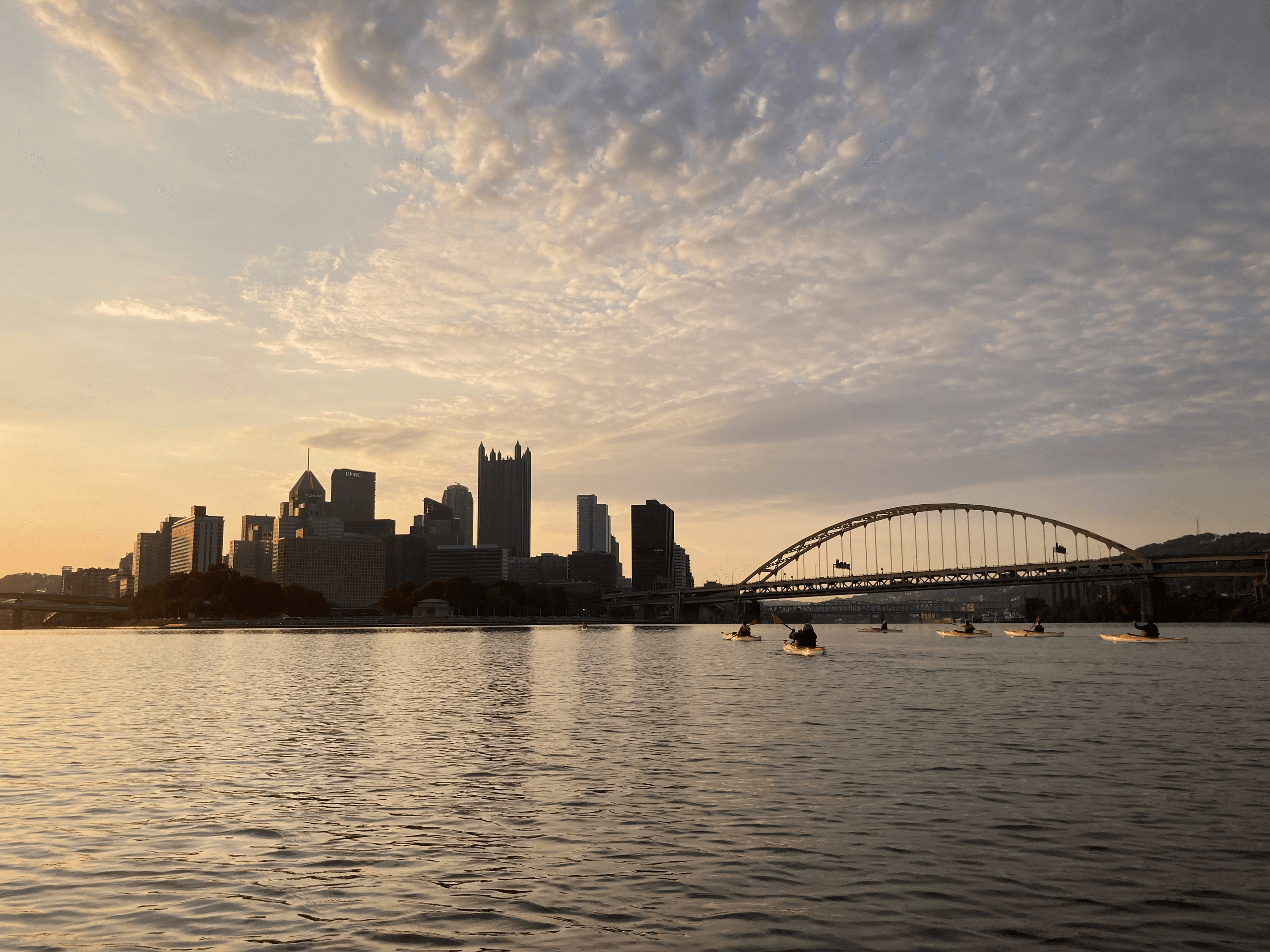 Sunrise Kayak Paddle to Downtown Pittsburgh: South Shore Riverfront Dawn Tour photo 2