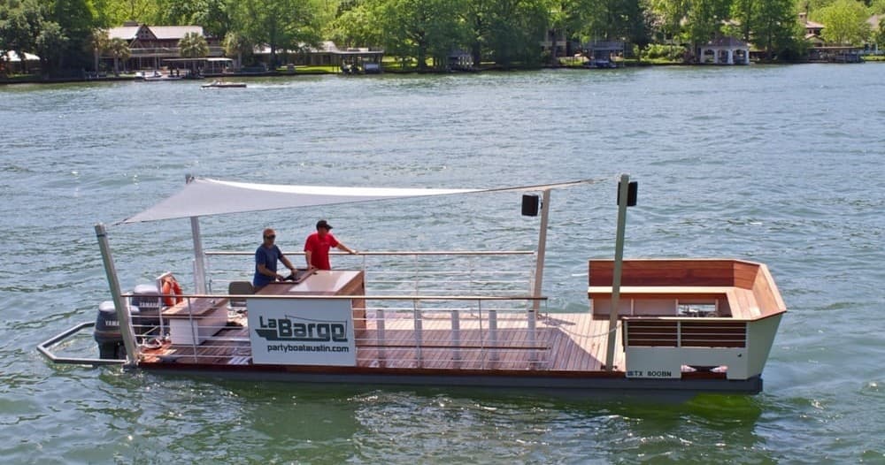 Luxury 35ft Party Barge Rental in Austin, Texas