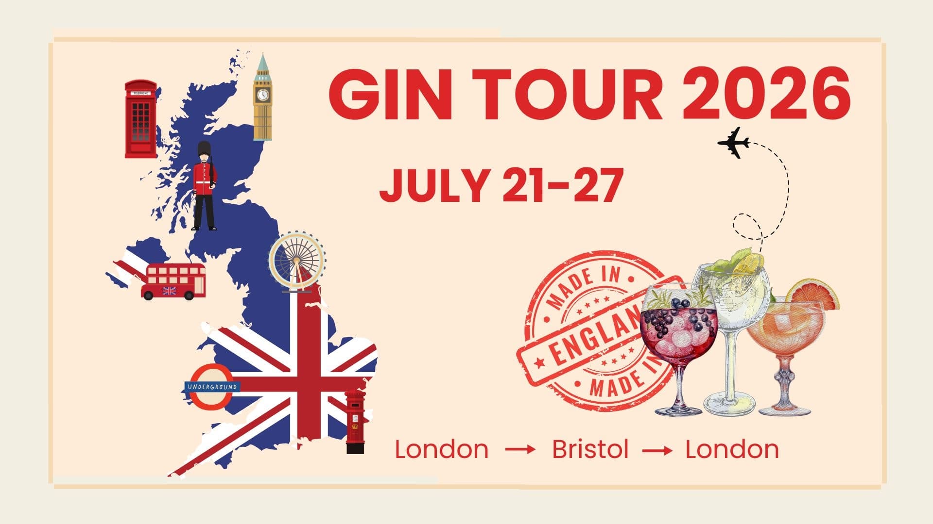English Gin Tour: 7-Day London & Bristol Gin Discovery