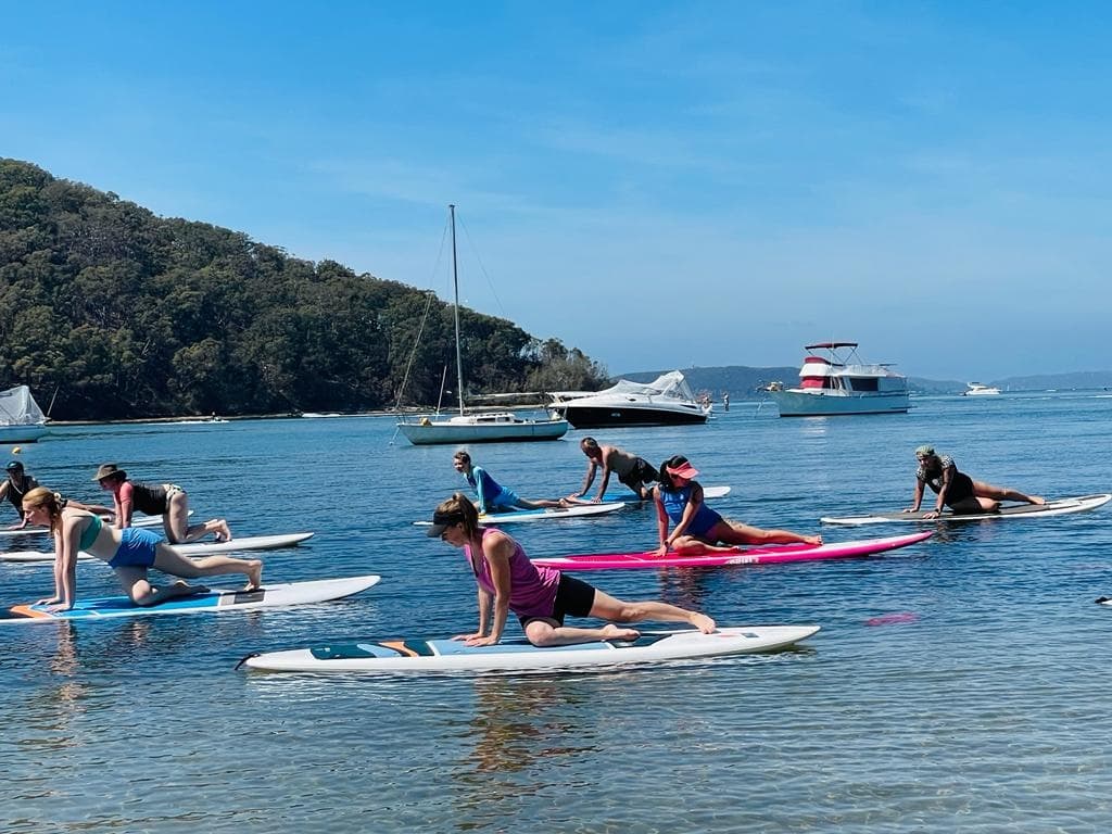 SUP Yoga Experience at Ettalong Beach, NSW