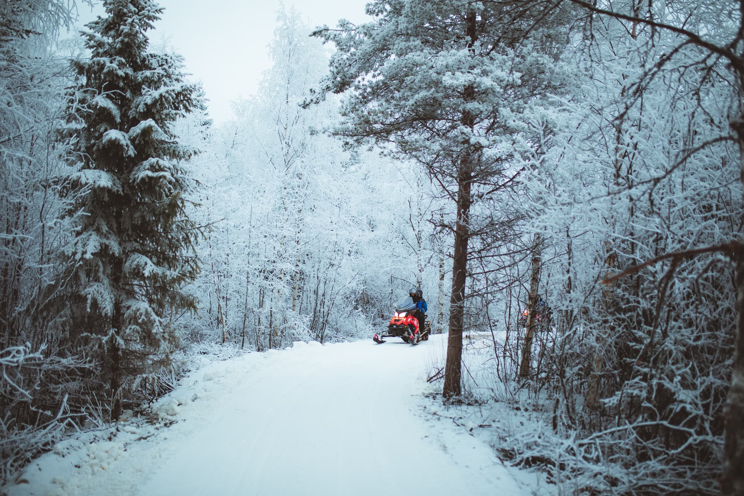 Snowmobile Safari at Apukka Resort in Rovaniemi