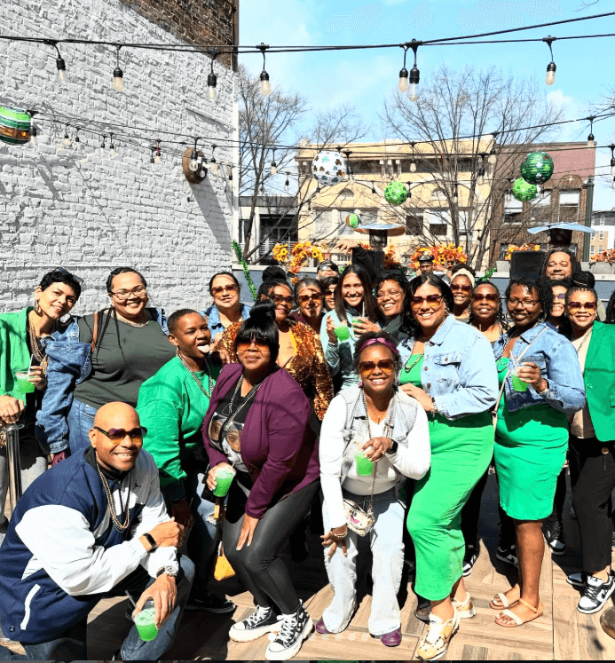 St. Baddie's Day Tour Richmond: Rooftop Party Bus & Green Margaritas