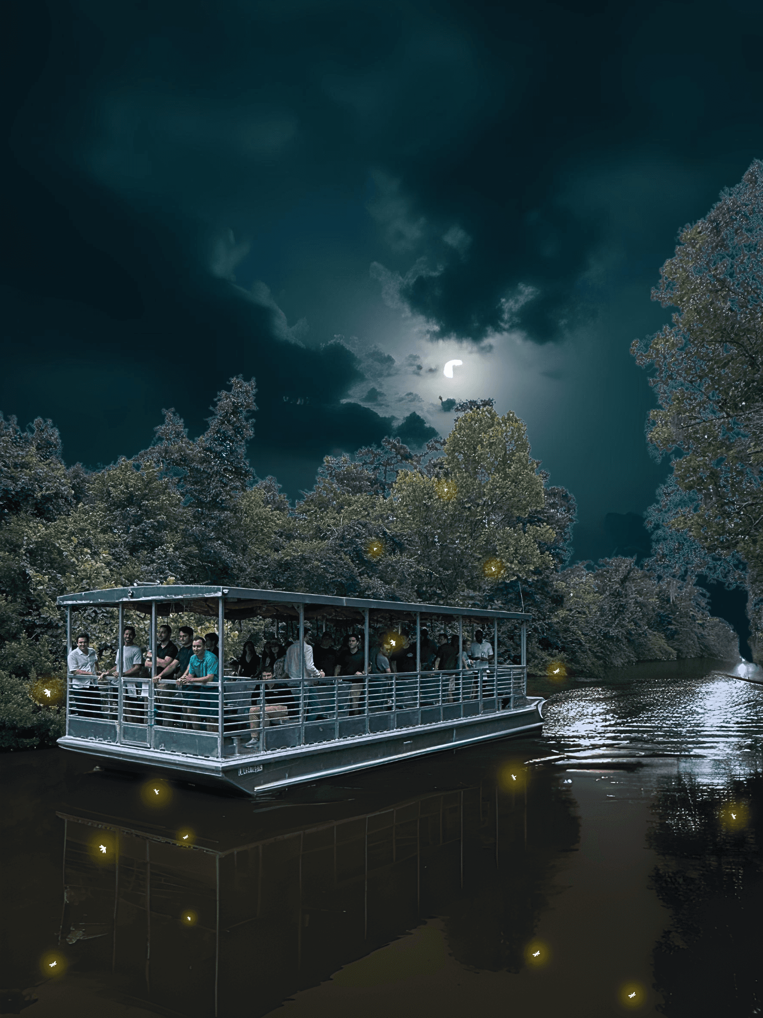 Nighttime Swamp Adventure with Ragin Cajun Airboat Tours