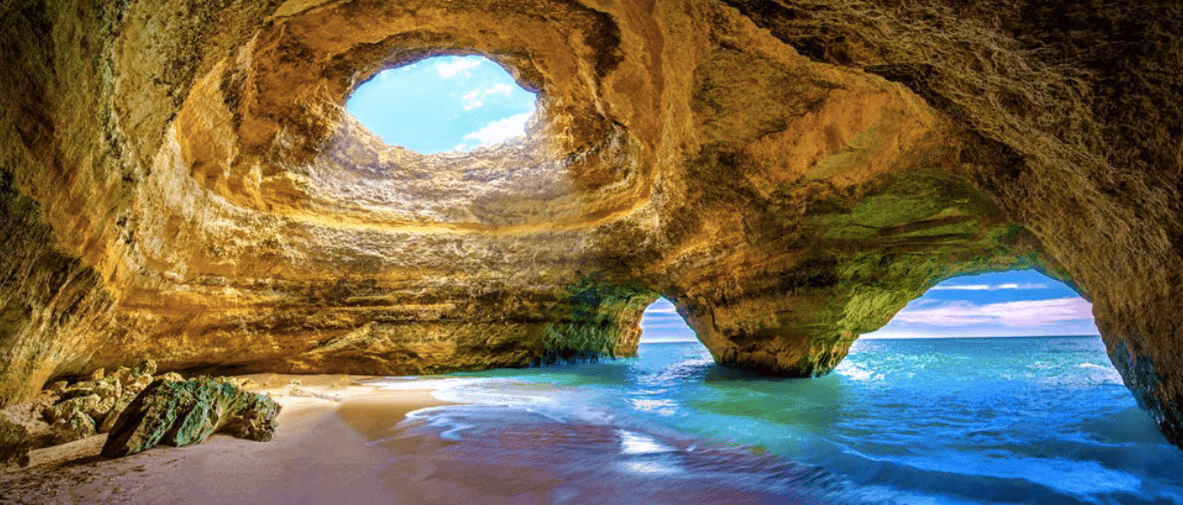 Sea Kayaking & Boat Tour at Benagil Caves from Lagos