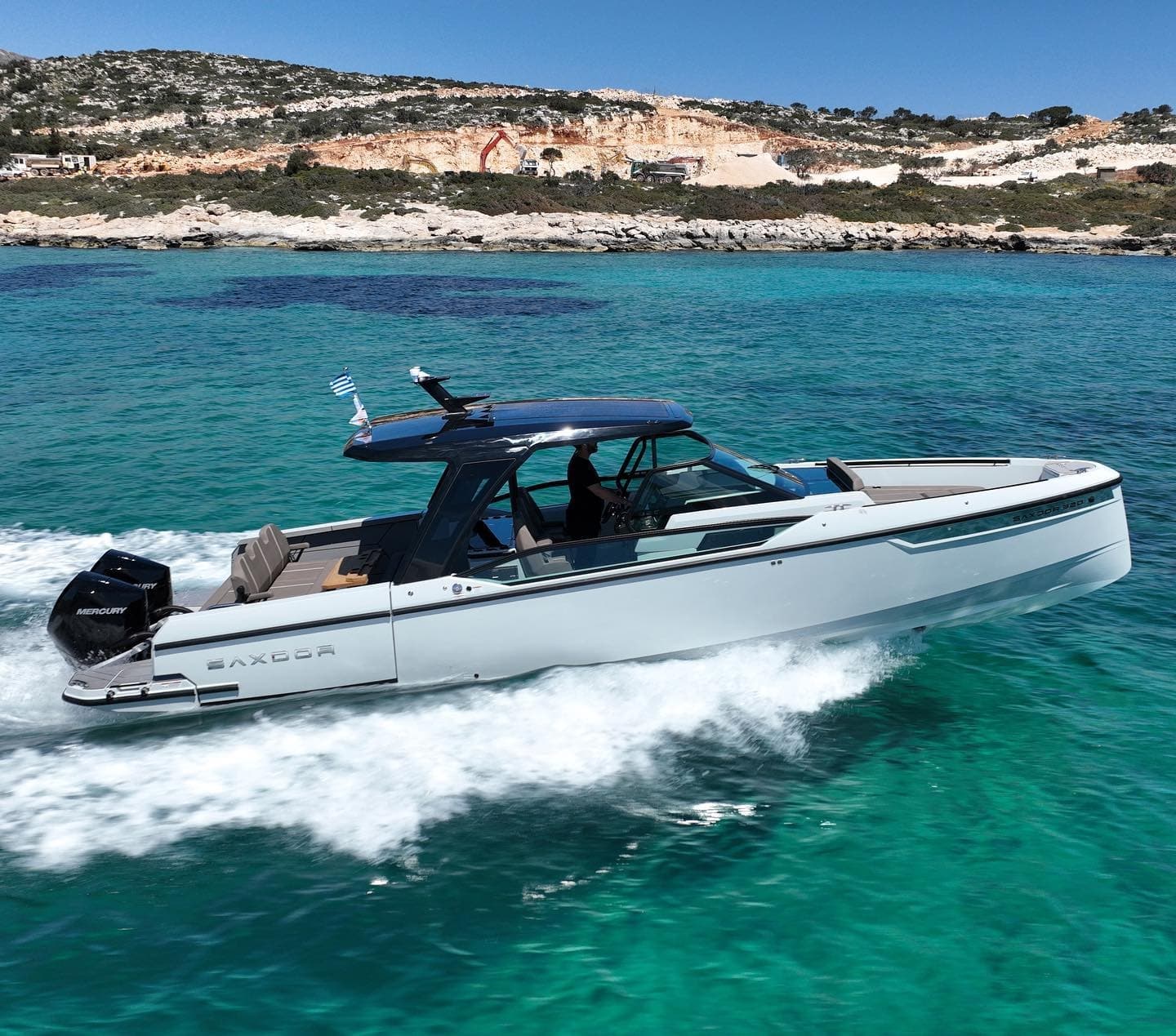 Saxdor 320 Boat Adventures with Notosmare in Chania