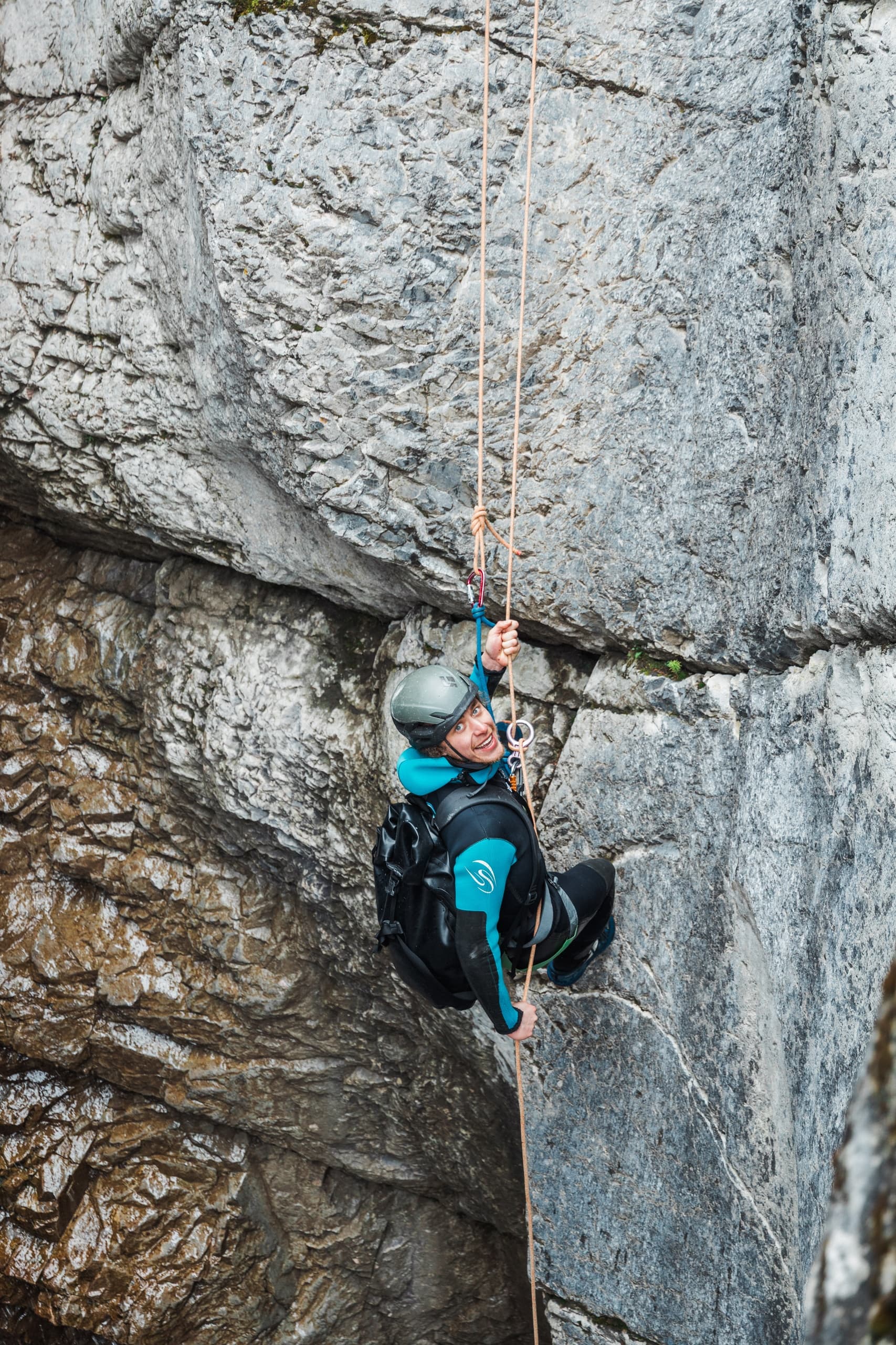 Heart Creek Canyoning: Private Canmore Waterfall Rappel