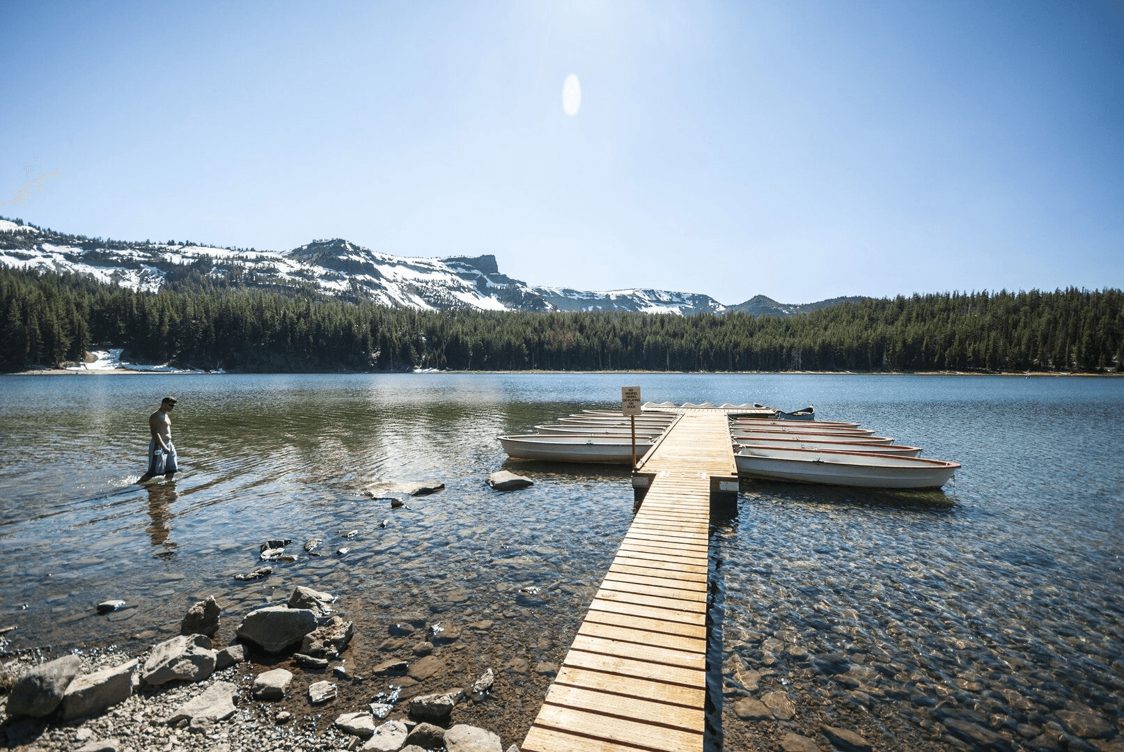 Classic Rowboats Fishing at Three Creek Lake, Sisters OR