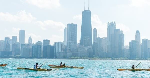 Paddle Under the Planes: Chicago Air & Water Show Kayak Tour