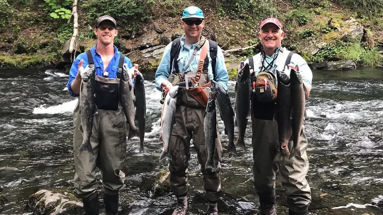 Kasilof River Salmon Fishing with Alaska Boat Rental & Guide Service