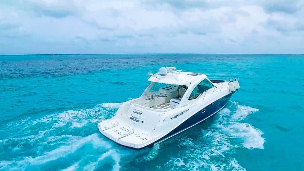 Luxury Yacht Charter in Cancun with 50ft Searay "Casanova"