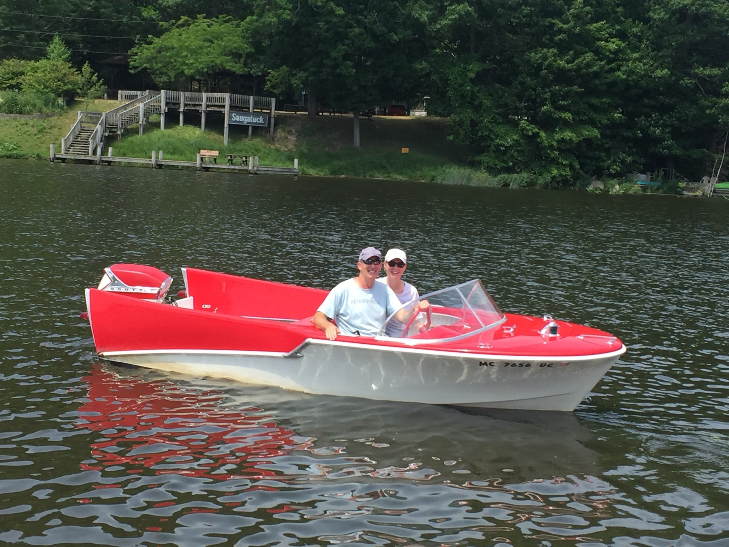Ruby Retro Boat Rental in Saugatuck, Michigan