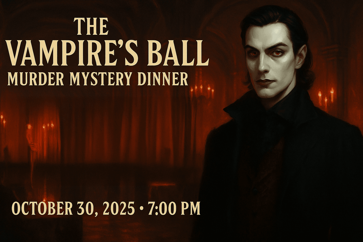 The Vampire's Ball Murder Mystery Dinner at Shawnee Inn: An Unforgettable Halloween Experience in East Stroudsburg