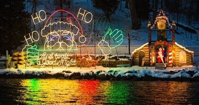 Holiday Santa Cruises on Lake Geneva with Lake Geneva Cruise Line