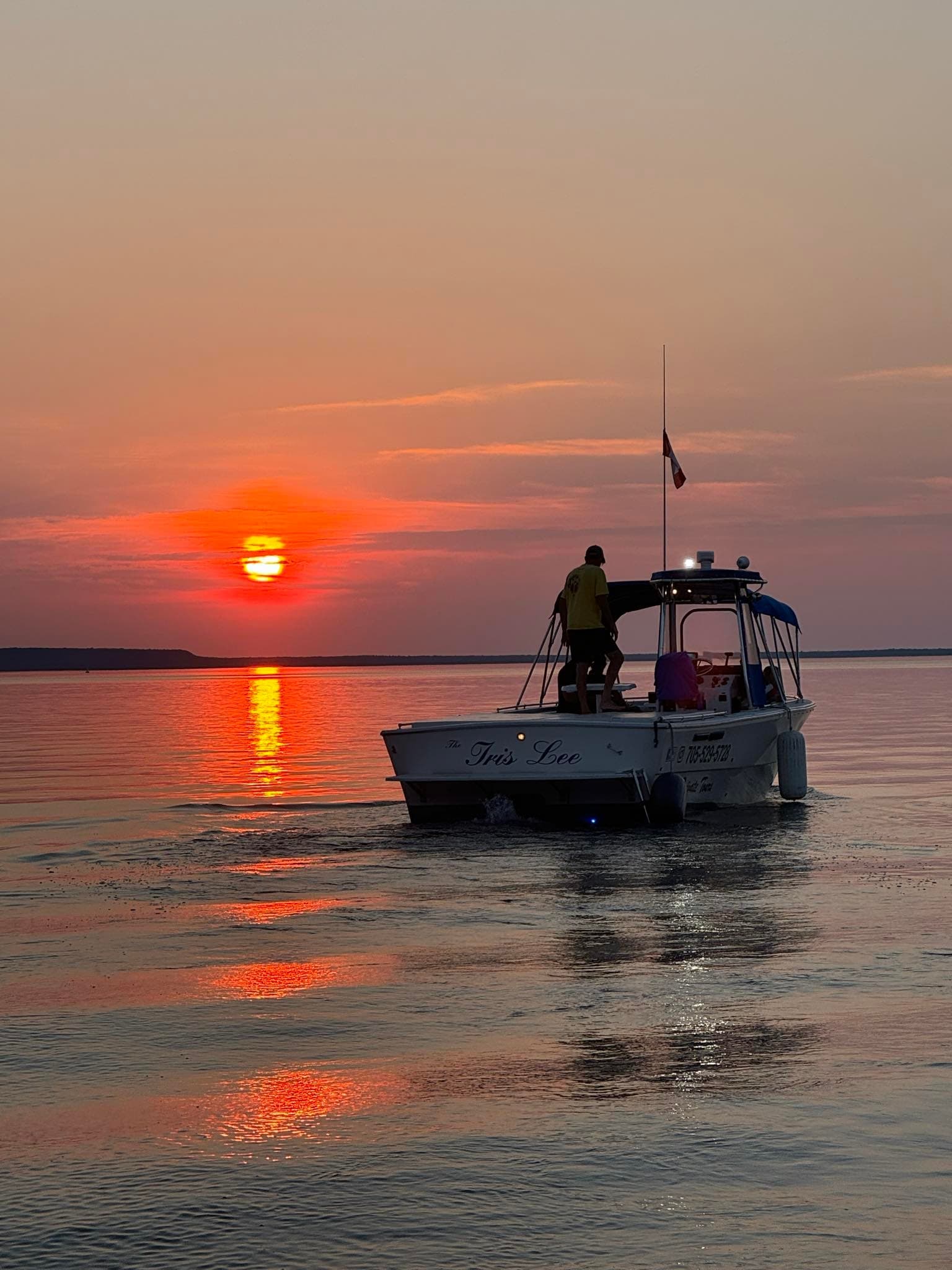 Sunset Boat Tour on Georgian Bay in Penetanguishene