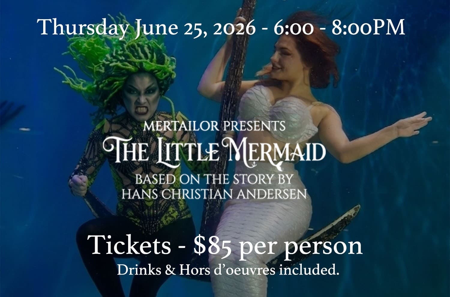 After-Hours Mermaids & Marine Conservation at Mertailor’s Aquarium in Lecanto, Florida