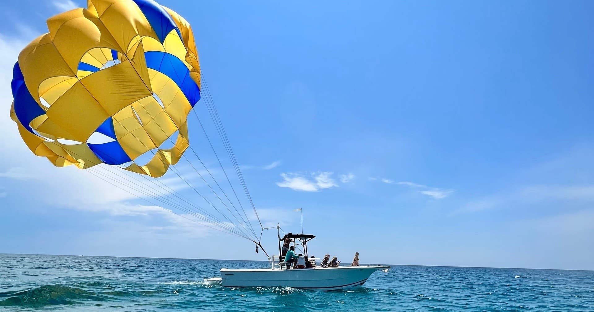Thrilling Parasailing Adventure at Miramar Beach, Florida