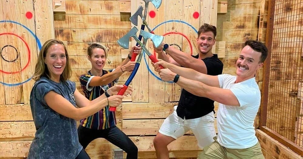 Master the Art of Axe Throwing in Alexandria: Small Group Adventures at KissMyAxe