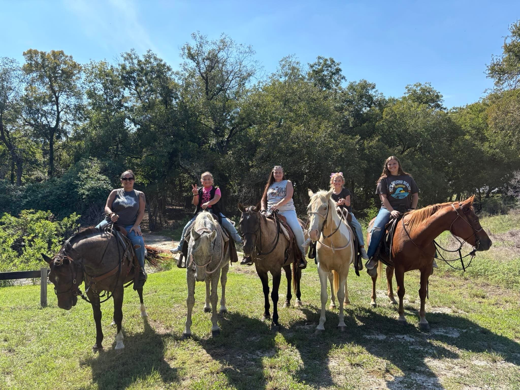 One-Hour Group Horseback Riding Lesson at K Bible Trail Rides — Lorena, TX