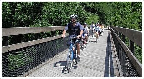 Bicycle Rental on Great Allegheny Passage in Ohiopyle