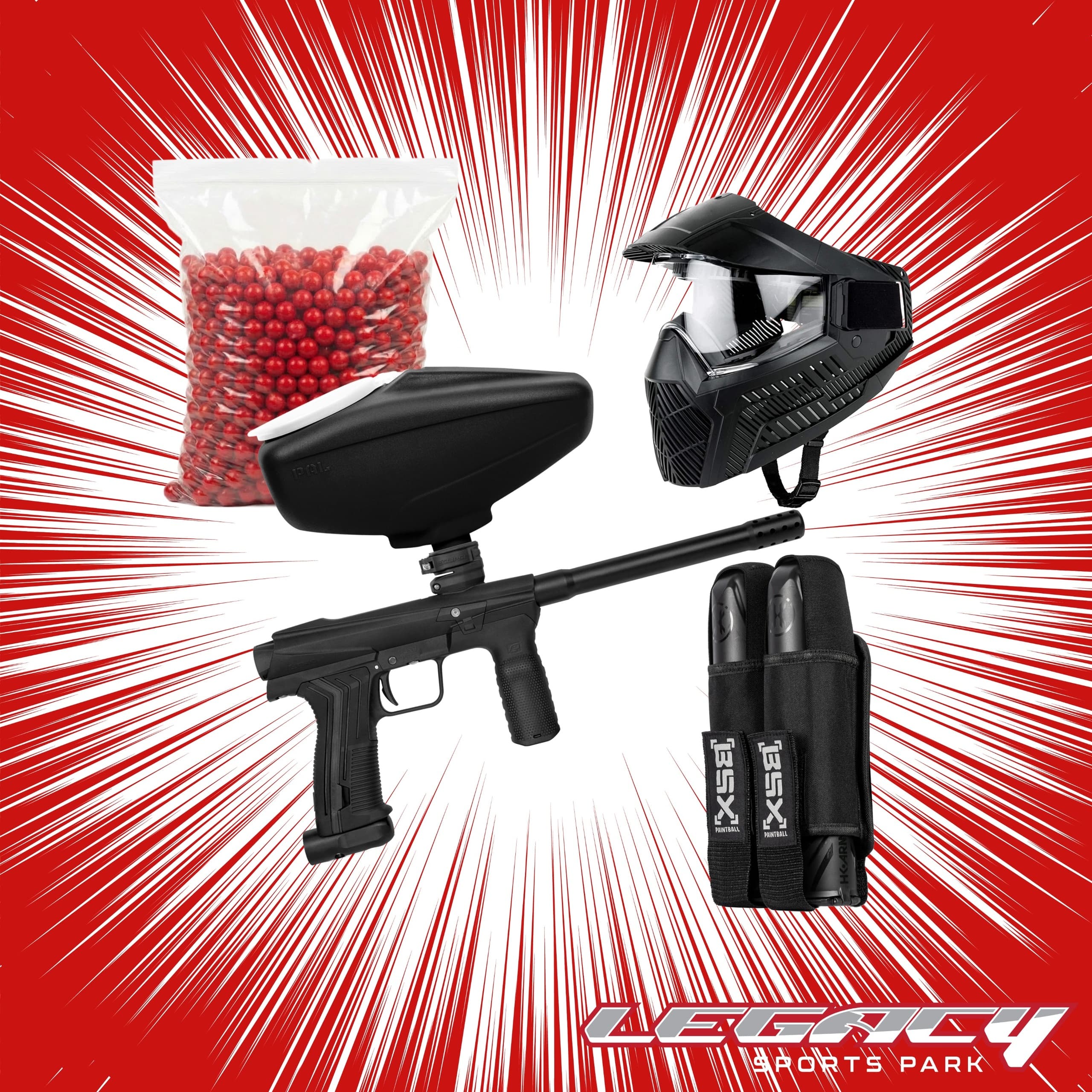 Warrior Play Pass: Lakeland Paintball with Planet Eclipse EMEK and 500 Rounds