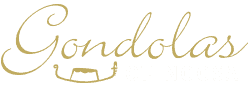 Gondolas tours logo on white background, studio branding, no scene