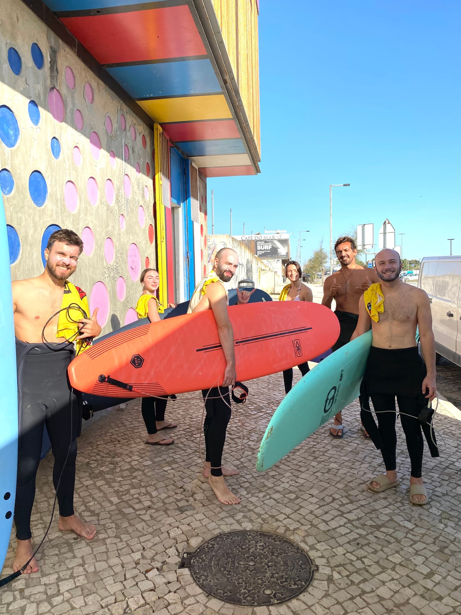 Surf Group Lessons at Mega Surf Experience in Costa da Caparica