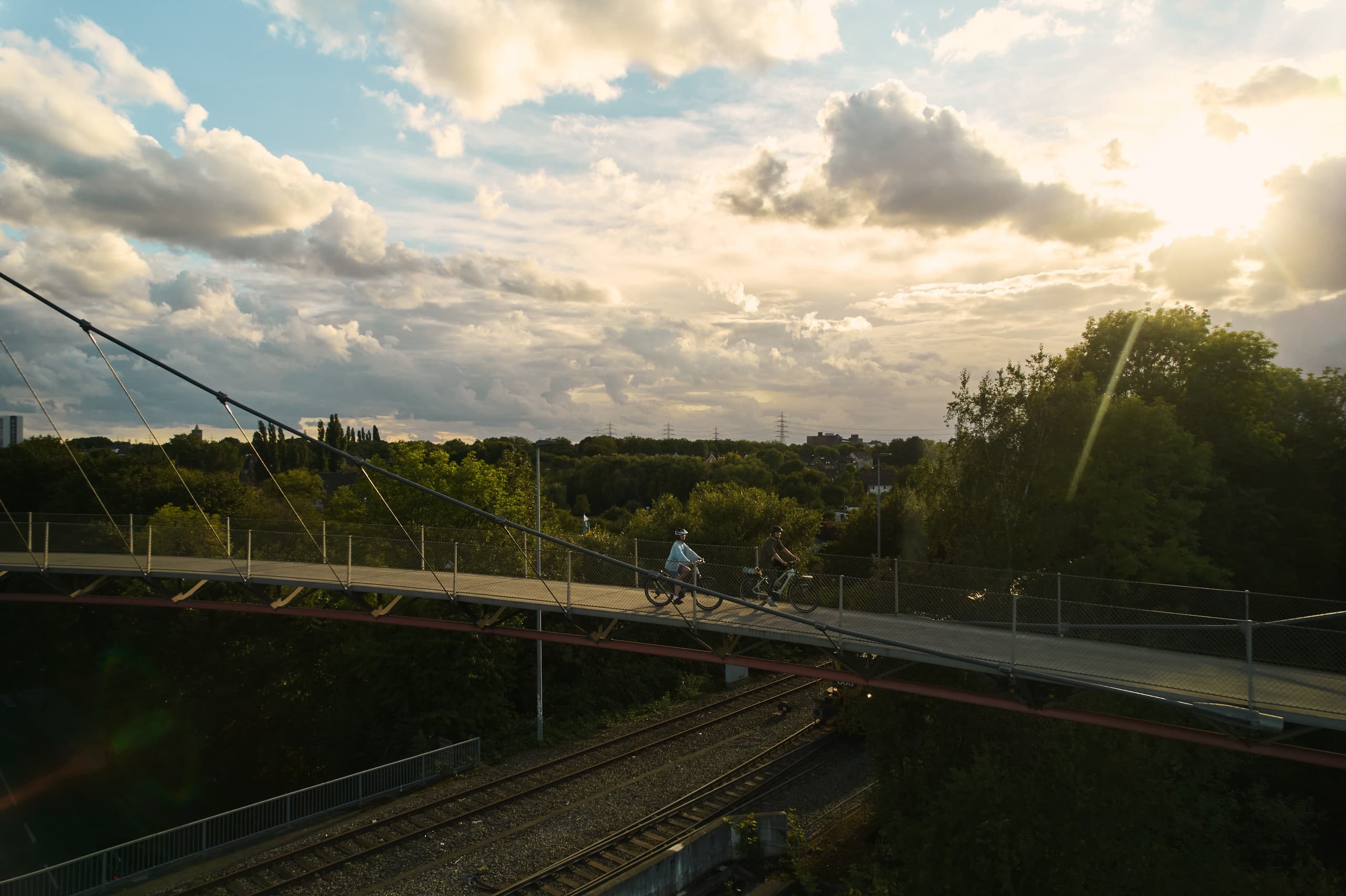After-Work E-Radtour Trasse & Fördergerüst — Bochum E-Bike Panorama