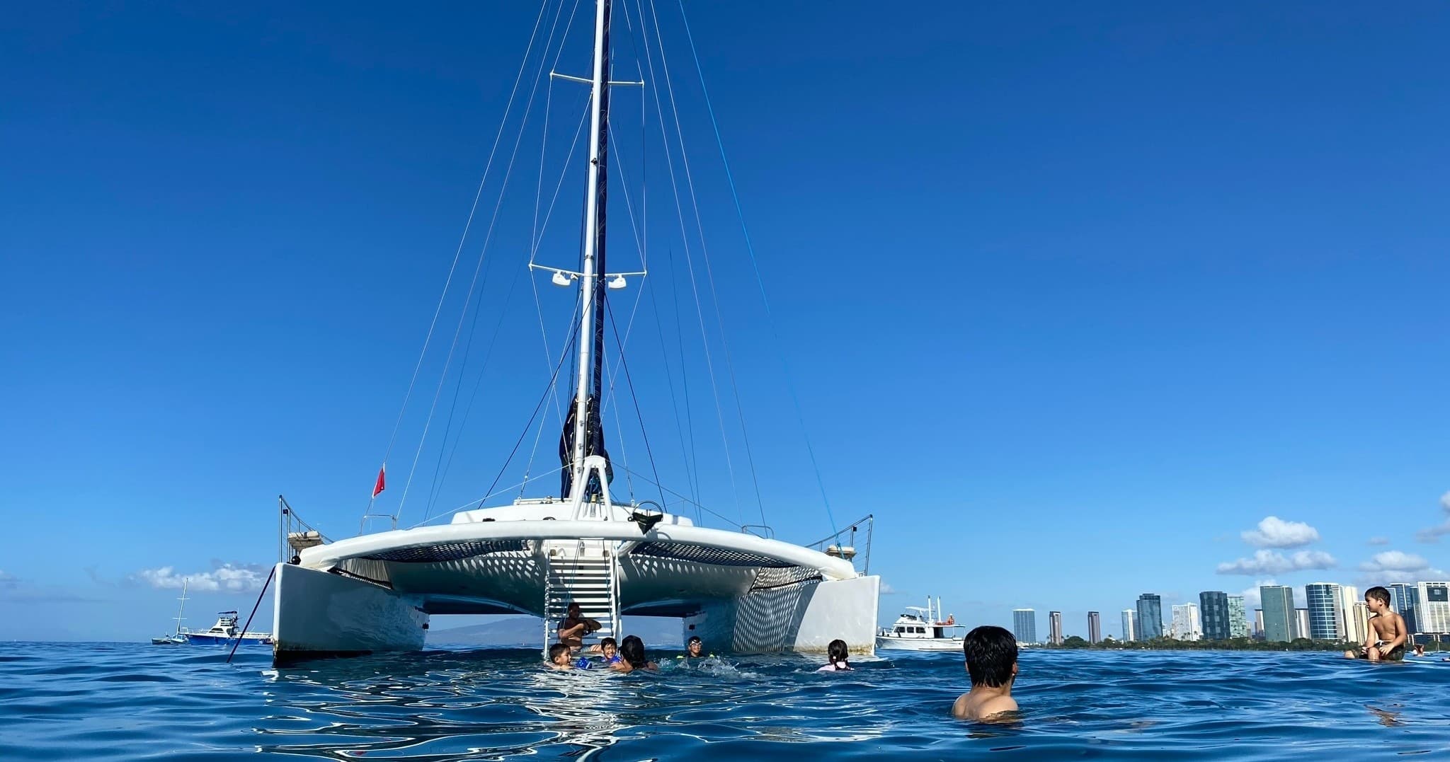 Moana’s Swim’n’Sail Cocktail Cruise in Honolulu, Hawaii