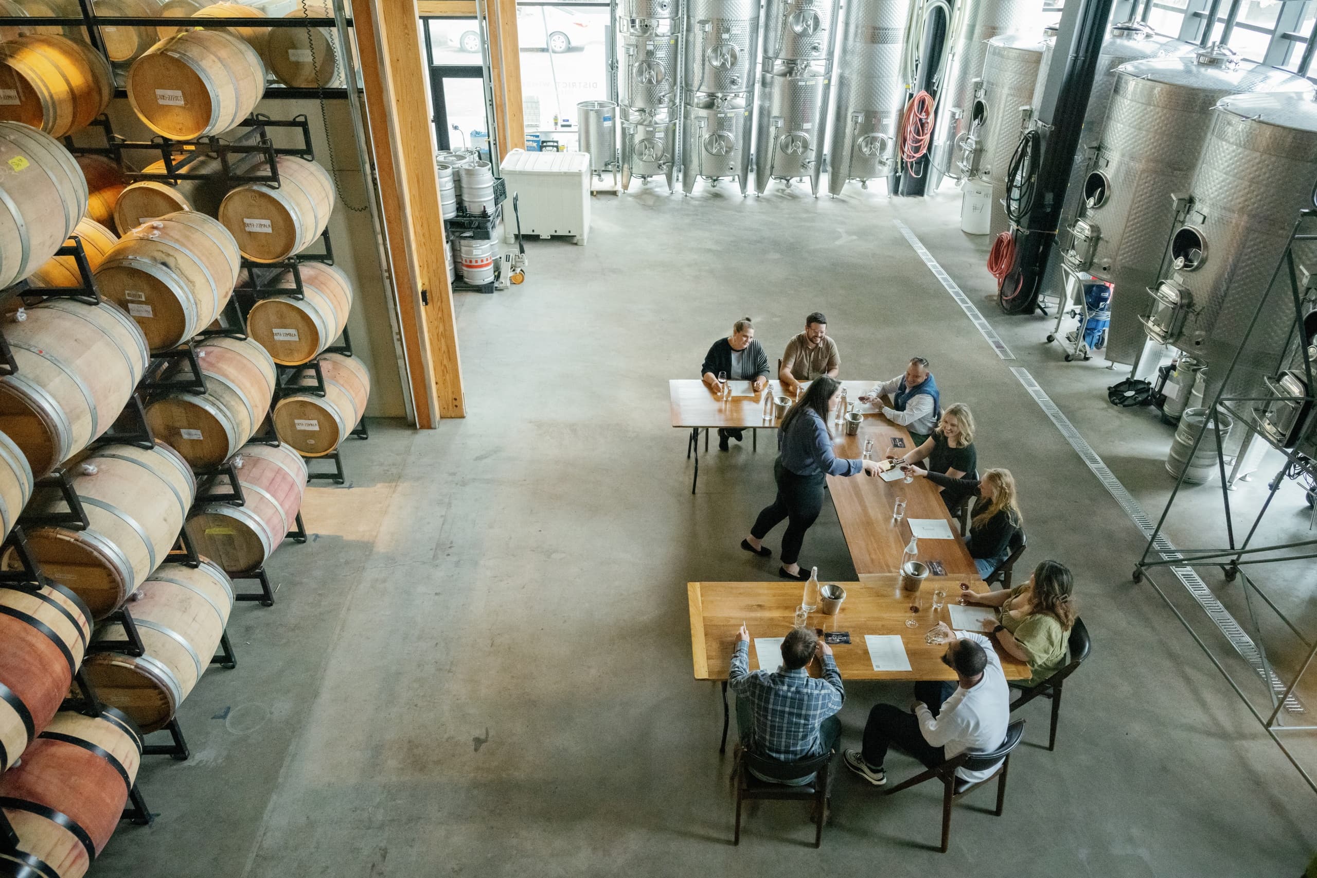 Urban Wine Tour & Tasting at District Winery DC